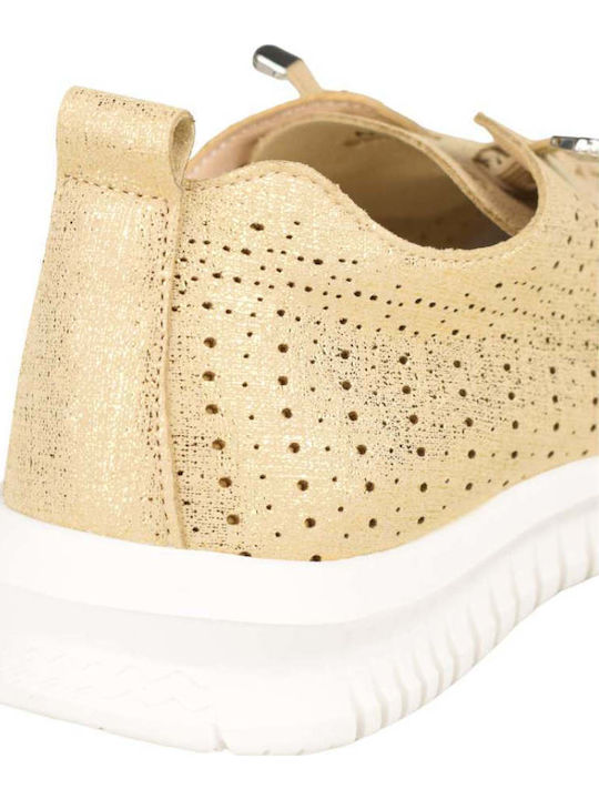 Anatomical Sneakers Gold