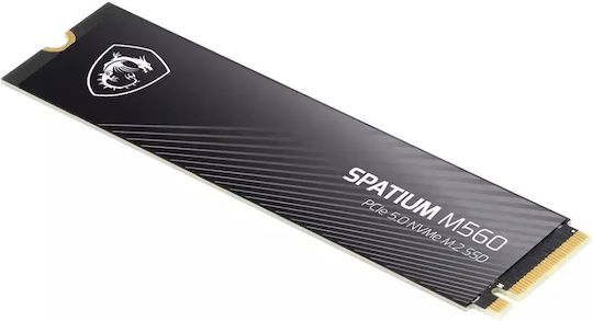 MSI Spatium M560 SSD 2TB M.2 Type with PCI Express 5.0 Connection