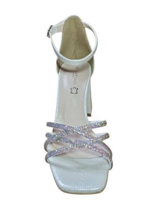 Sandalen Weiß