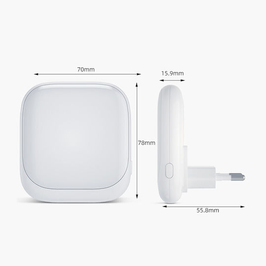 Eko Light LED Lumină de noapte 1buc