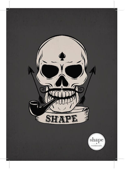 Shape Notebooks Спирал Тетрадка На райета A4 60 Листа 2 Теми Shape 1бр
