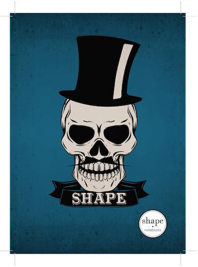Shape Notebooks Спирал Тетрадка На райета A4 60 Листа 2 Теми Shape 1бр