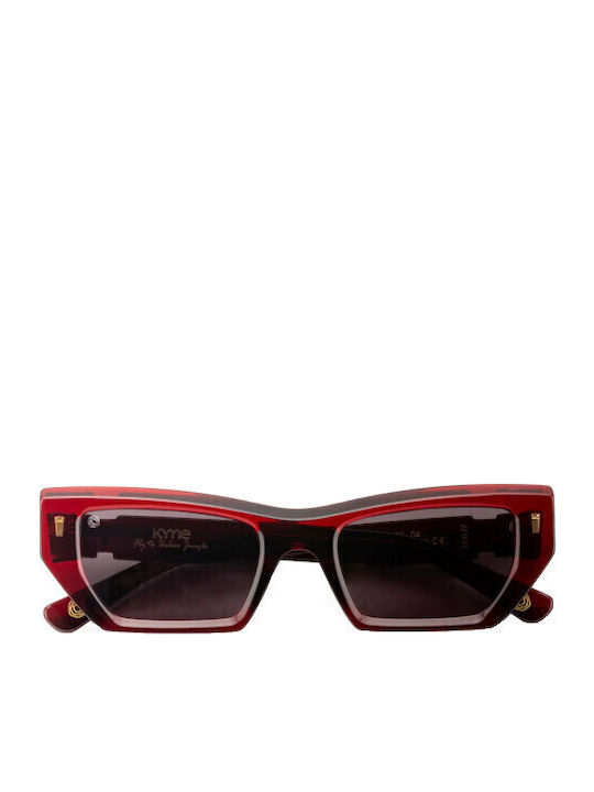 Kyme Sunglasses Κόκκινα with Acetate Frame & Red Lens