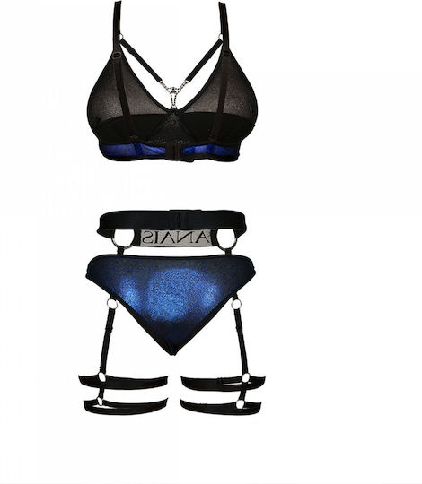 Set Lingerie Harlo Albastru Prime L XL