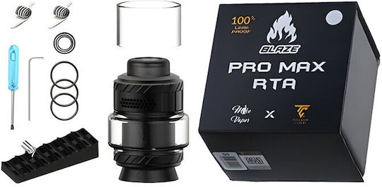 Blaze Ατμοποιητής Ηλεκτρονικού Τσιγάρου RTA 8.5ml 28mm Ασημί at-2836-silver