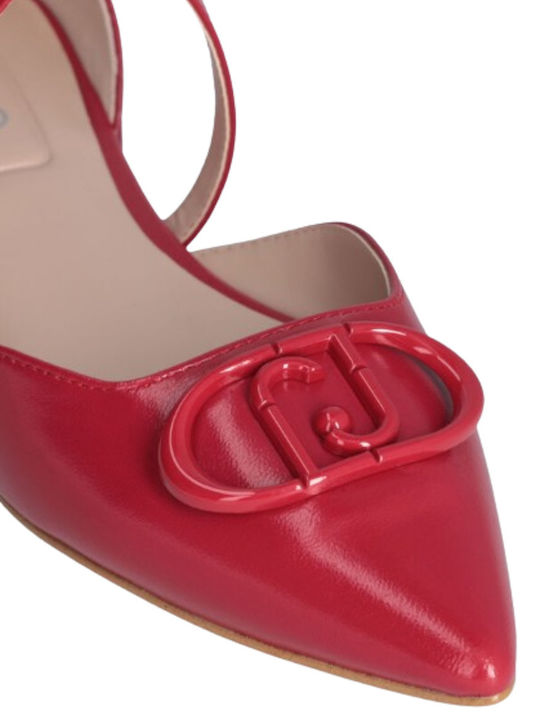 Viola 19 Leder Damen Ballerinas Rote