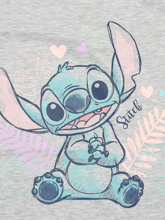 Disney Summer Women's Pyjama Top Gray Lilo & Stitch