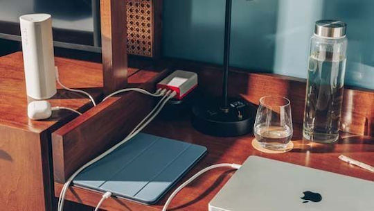 Twelve South Зарядно без кабел GaN с 2 USB-C порта 50W Бял (PlugBug)