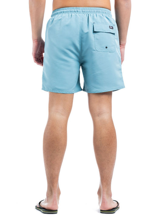 Men's Swimwear Bermuda Turquoise with Patterns