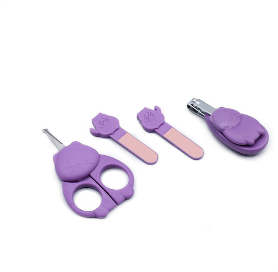 Melii Seturi de îngrijire unghii pentru bebeluși Violet 4buc