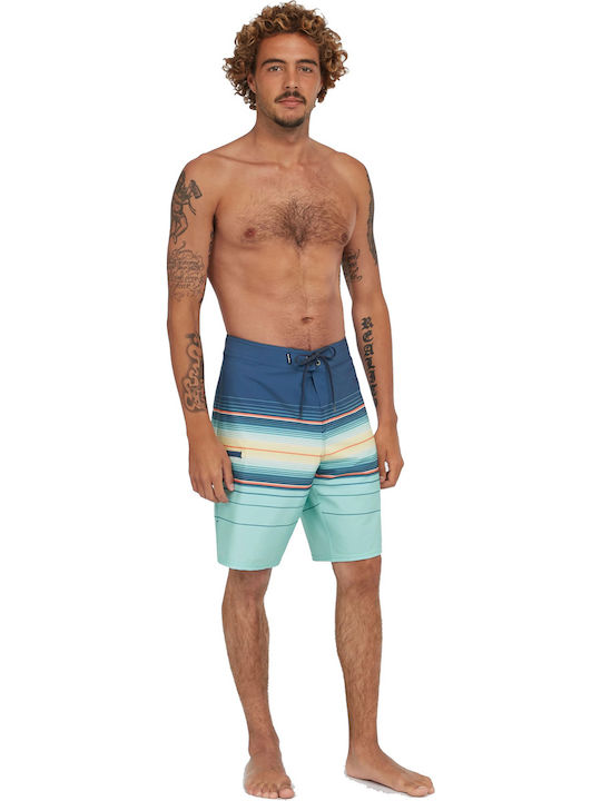 Men's Swimwear Bermuda Indigo Striped