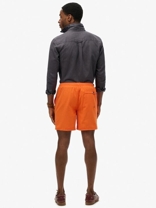 Superdry Ανδρικό Μαγιό Σορτς Πορτοκαλί