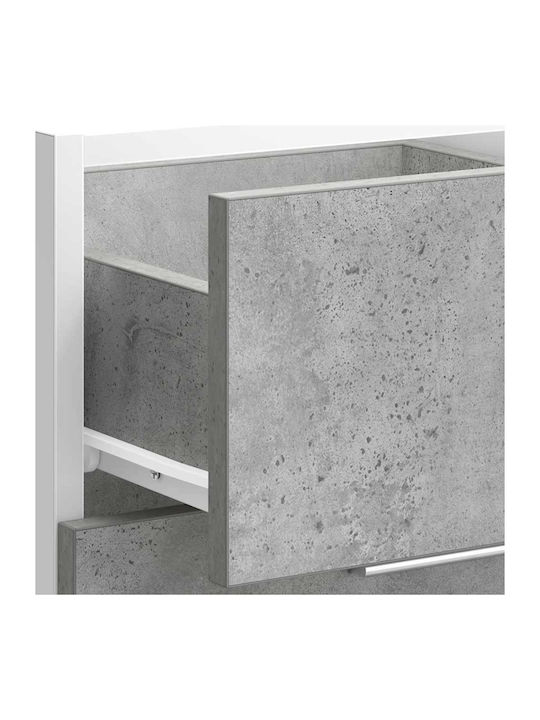 Lyon Bodenstehende Küchenschublade Gray 40x46x81.5cm
