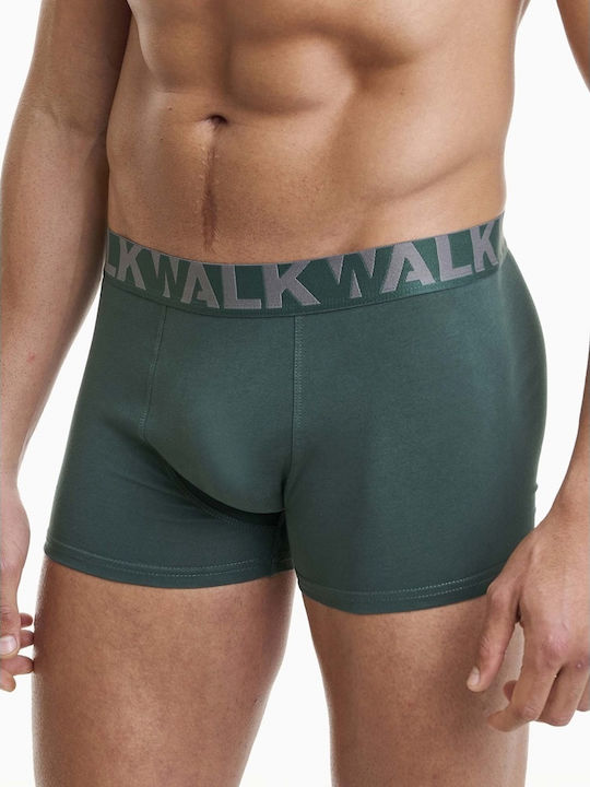 Herren Boxershorts Gray/Green 2Packung