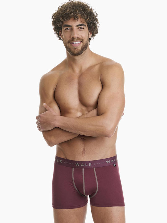 Men's Boxers Burgundy/Khaki 2Pack