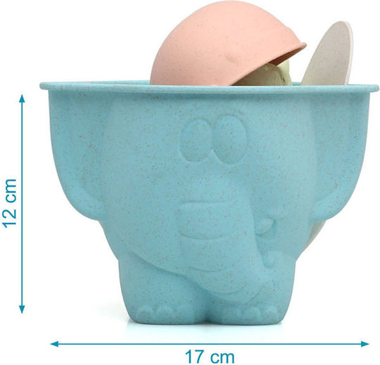 Σετ Κουβαδάκια Παραλίας Kiokids Βιοδιασπόμενα Elephant 6τμχ 5692