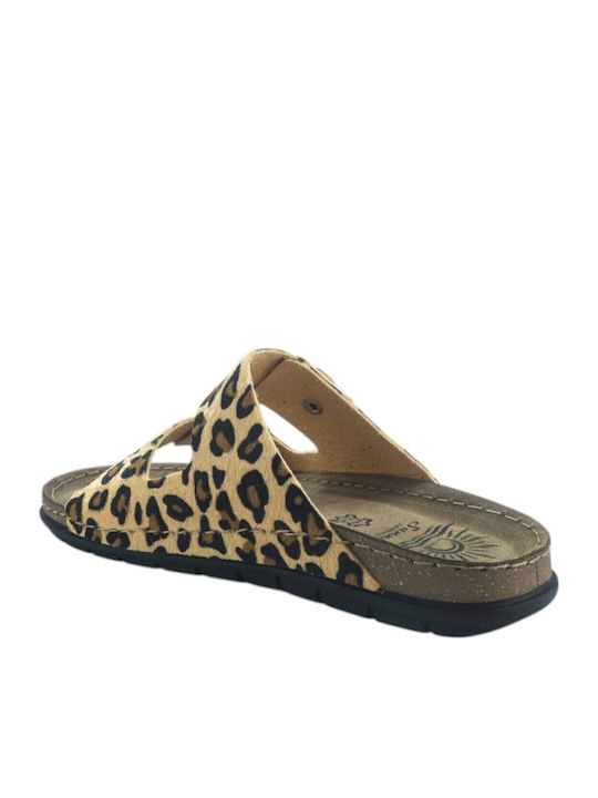 Sienna Women's Flat Sandals in Brown Color
