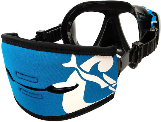 Cressi Επένδυση Λουριού Μάσκας Άνοιγμα Pony Tail Mask Strap Cover Μαύρο Κίτρινο