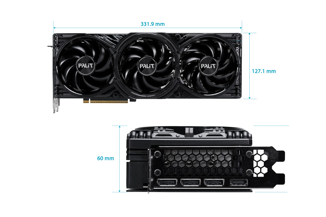 Palit GeForce RTX 5080 16GB GDDR7 GamingPro OC Κάρτα Γραφικών