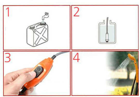 Verk Group Electric Car Shower for Camping 12V