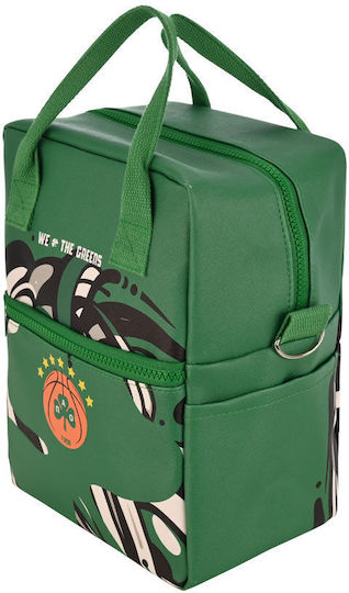 Estia Insulated Bag Handbag Save the Aegean 7 liters Panathinaikos Bc Edition We The Greens
