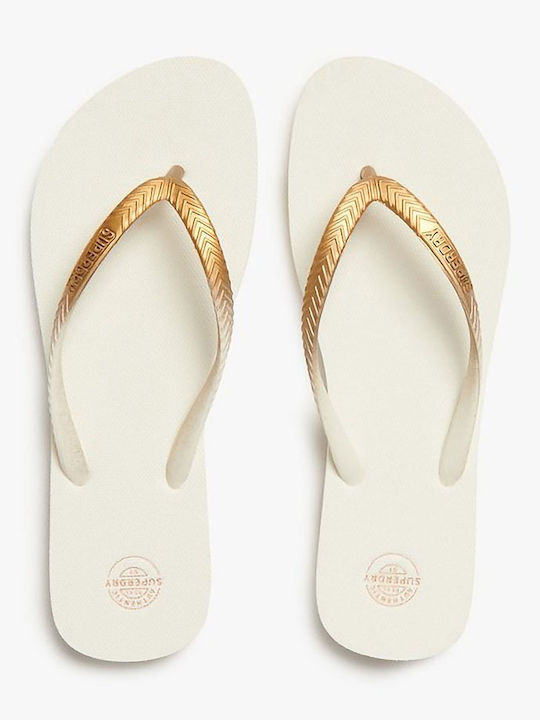 Flip Flops In Gold Colour