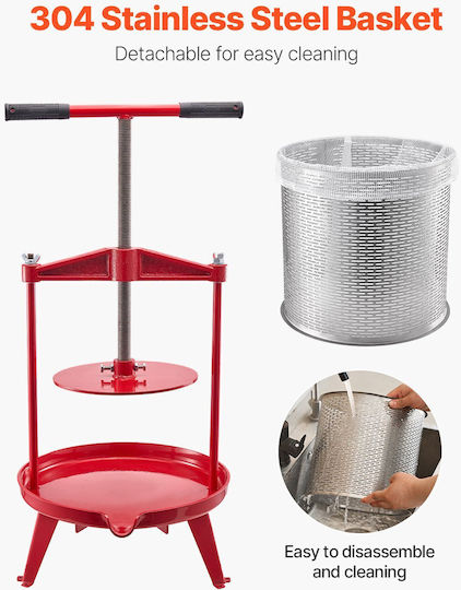 Vevor Manual Grape Press 14lt GJYZJLSBXG142GNCWV0