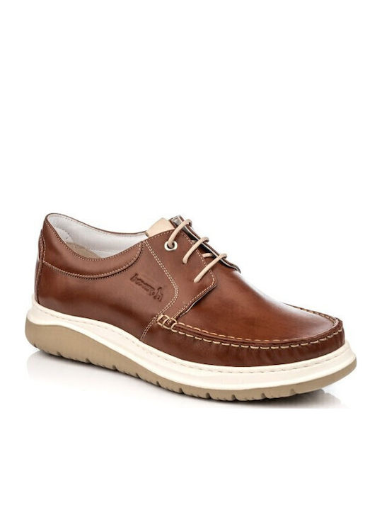 Boxer Leder Herren Freizeitschuhe Tabac Braun