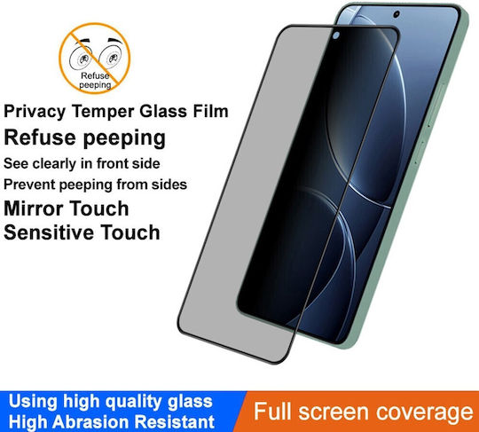 Imak Privacy Full Face Tempered Glass Black (Poco F7 Ultra)