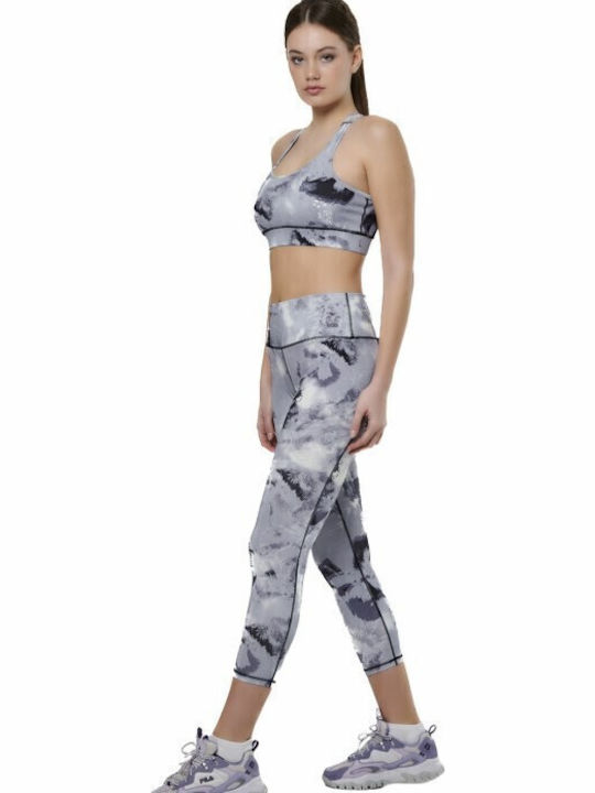 Женски Изрязан легинси Високоталирани Neutral Grey