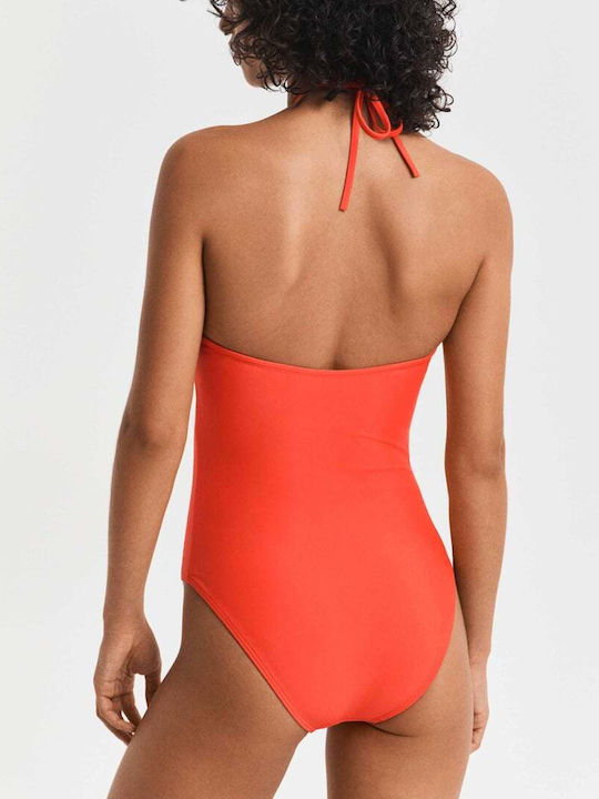 Badeanzug Orange