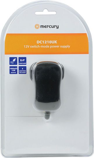 Mercury Switch-Mode 12V Power Supply 1000mA 660.446UK