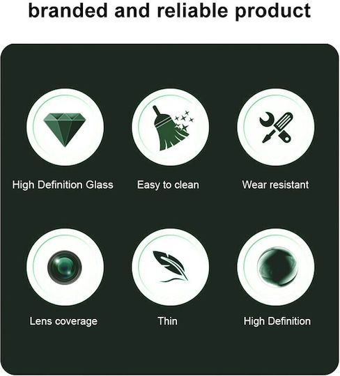 Camera Protection Tempered Glass Transparent for the Xiaomi Poco F7 Ultra 5G