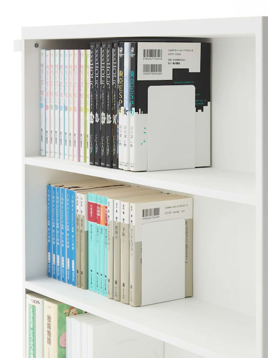 Yamazaki Τρόλεϊ Κουζίνας Ξύλινο 4 Θέσεων Λευκό 59x16.5x70cm