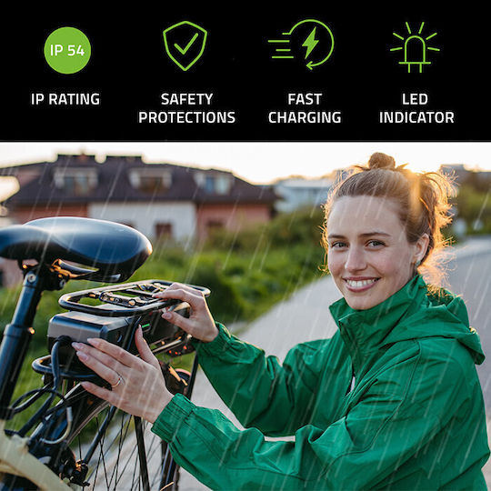Φορτιστής E-bike 36v 42v 2a 5.5*2.1 Qoltec