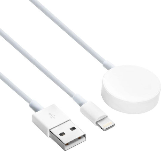 Akyga Charging Cable Зарядно за Apple Watch Ultra 2, Серия 9, 8, 7, 6, 5, 4, 3, 2, 1 Черен