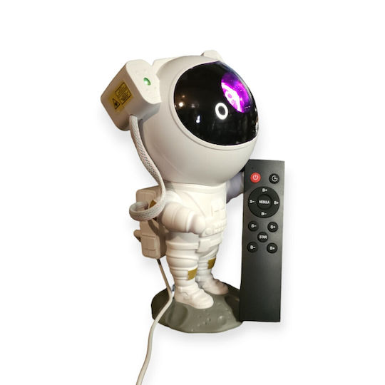Kids Projector Lamp Astronaut with Stars Projection with Colour Changing White 12x11.3x22.8cm