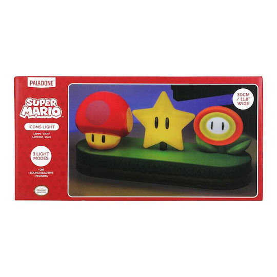 Paladone Lampă decorativă pentru copii Icons Multicolor 31x11cm