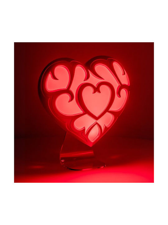 Paladone Lămpi De Masă Pentru Copii Decorațiune The Legend Of Zelda - Heart Container Roșu 22x9cm
