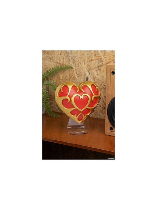 Paladone Lămpi De Masă Pentru Copii Decorațiune The Legend Of Zelda - Heart Container Roșu 22x9cm