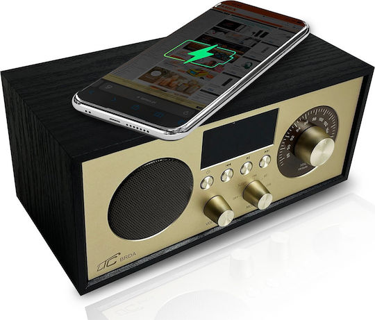 LTC Audio BRDA Cu alimentare la rețea cu Bluetooth și USB Negru