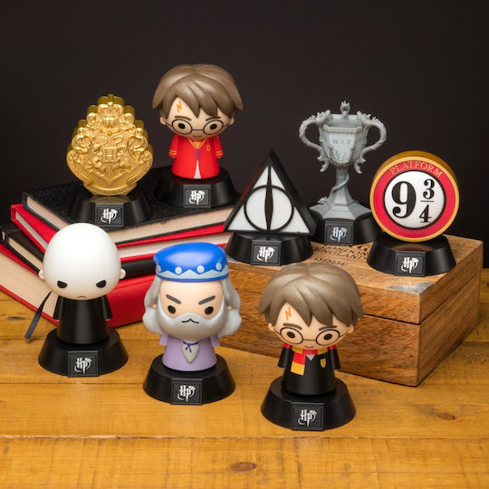 Paladone Kinder Dekorative Lampe Harry Potter Voldemort Icon Schwarz