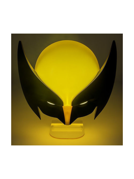Paladone Παιδικό Φωτιστικό Γραφείου Marvel X-men 97 - Wolverine Mask Κίτρινο 22x12x12εκ.