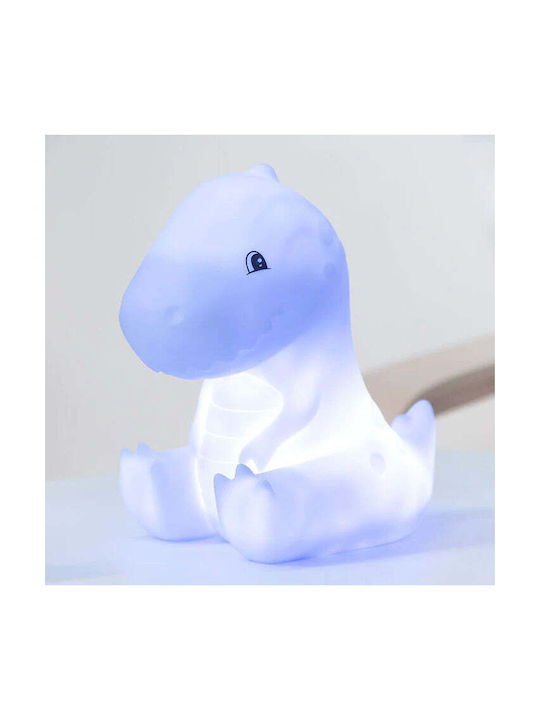 Kiokids Led Kids Decorative Lamp Dinosaur Blue 18x12x19εκ.