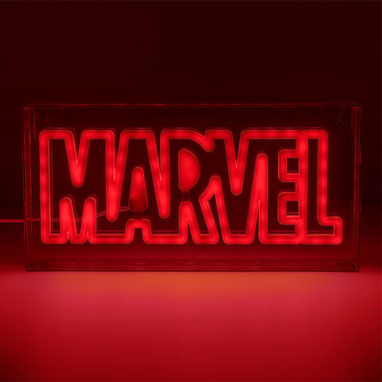 Paladone Led Παιδικό Διακοσμητικό Φωτιστικό Logo Κόκκινο 30.5x15.5x6εκ.