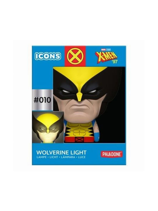 Paladone Kids Desk Lamp Wolverine Light Multicolour 11x11x14εκ.