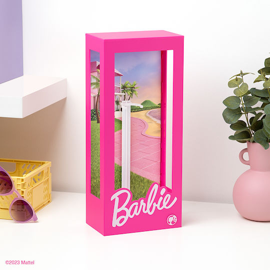 Paladone Παιδικό Διακοσμητικό Φωτιστικό Barbie -Doll Ροζ 15x9x34.5εκ.