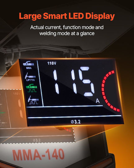 Vevor Ηλεκτροκόλληση Inverter MMA / TIG