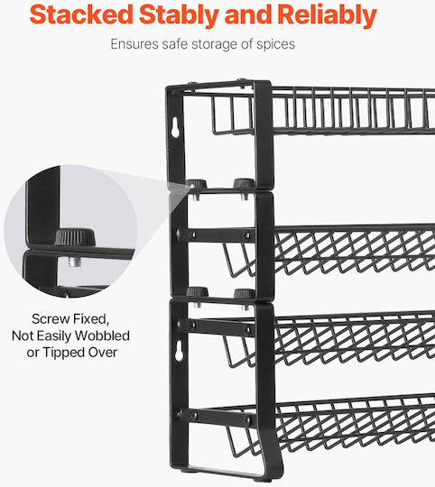 Vevor Wall Mounted Spice Rack Organizer
