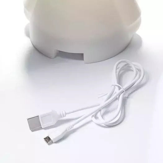 Mr Maria LED Детско Декоративно Осветление Бял 15x30см
